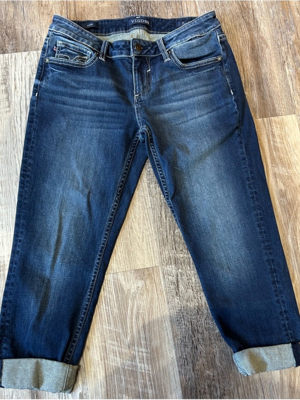 Vigoss Heritage fit crop jeans 6X25”